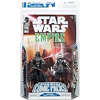 Star Wars Action Figure Comic 2-Pack Dark Horse: Empire #1 Darth Vader and Admiral Trachta