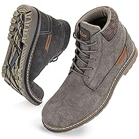 CC-Los Mens Boots Waterproof Hiking Boots for Men Ankle Dress Chukka Boots Size 7.5-14