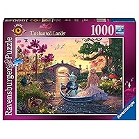Ravensburger Enchanted Lands 1000 Piece Jigsaw Puzzle for Adults - 16962 - Every Piece is Unique, Softclick Technology Means Pieces Fit Together Perfectly, 27 x 20 inches (70 x 50 cm) When Complete.