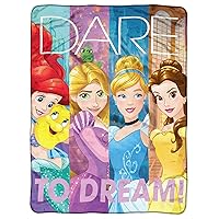 Northwest Disney Princesses, “Dreamers” 46 60-inch Micro Raschel Throw Company, 46
