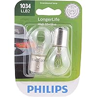 1034 LongerLife Miniature Bulb, 2 Pack, (1034LLB2)