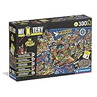 Clementoni 21710 Mixtery Pirate's Treasure-300 Pieces-Jigsaw Puzzle for Kids Age 8, Multicolor, Medium