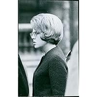 Vintage photo of Side view photo of Princess Beatrix of the Netherlands.