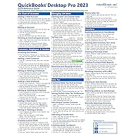 QuickBooks Desktop Pro 2023 Quick Reference Training Card - Laminated Tutorial Guide Cheat Sheet (Instructions and Tips) QuickBooks Desktop Pro 2023 Quick Reference Training Card - Laminated Tutorial Guide Cheat Sheet (Instructions and Tips) Pamphlet