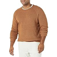 Amazon Essentials Men's Long-Sleeve Soft Touch Crewneck Sweater
