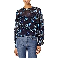 The Kooples Women's Long-Sleeved Top in a Floral Print