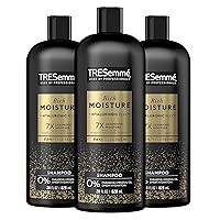 TRESemmé Shampoo Moisture Rich 3 Count for Dry Hair Professional Quality Salon-Healthy Look and Shine Moisture Rich Formulated with Vitamin E and Biotin 28 oz