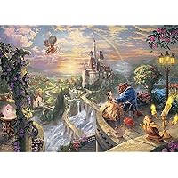 2000 Piece Jigsaw Puzzle Beauty and The Beast Falling in Love (28.7 x 40.2 inches)