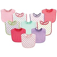 Luvable Friends Unisex Baby Cotton Terry Bibs