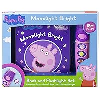 Peppa Pig - Moonlight Bright Sound Book and Sound Flashlight Toy Set - PI Kids Peppa Pig - Moonlight Bright Sound Book and Sound Flashlight Toy Set - PI Kids Board book