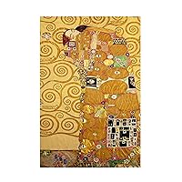 Gustav Klimt 'Fulfillment' Canvas Art