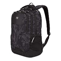 SwissGear Cecil 5505 Laptop Backpack, Black Cod/Camo, 18-Inch