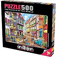 Puzzle - Cobblestone Alley, 500 Piece Jigsaw Puzzle, 3614