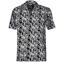 Favant Hawaiian Shirts - Pineapple Block Comfortable Hawaiian Beach Shirt for Men. Lightweight Quick Dry Mens Hawaiian Shirts