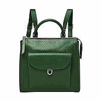 Fossil Mini Backpack, C-Parker Green Python