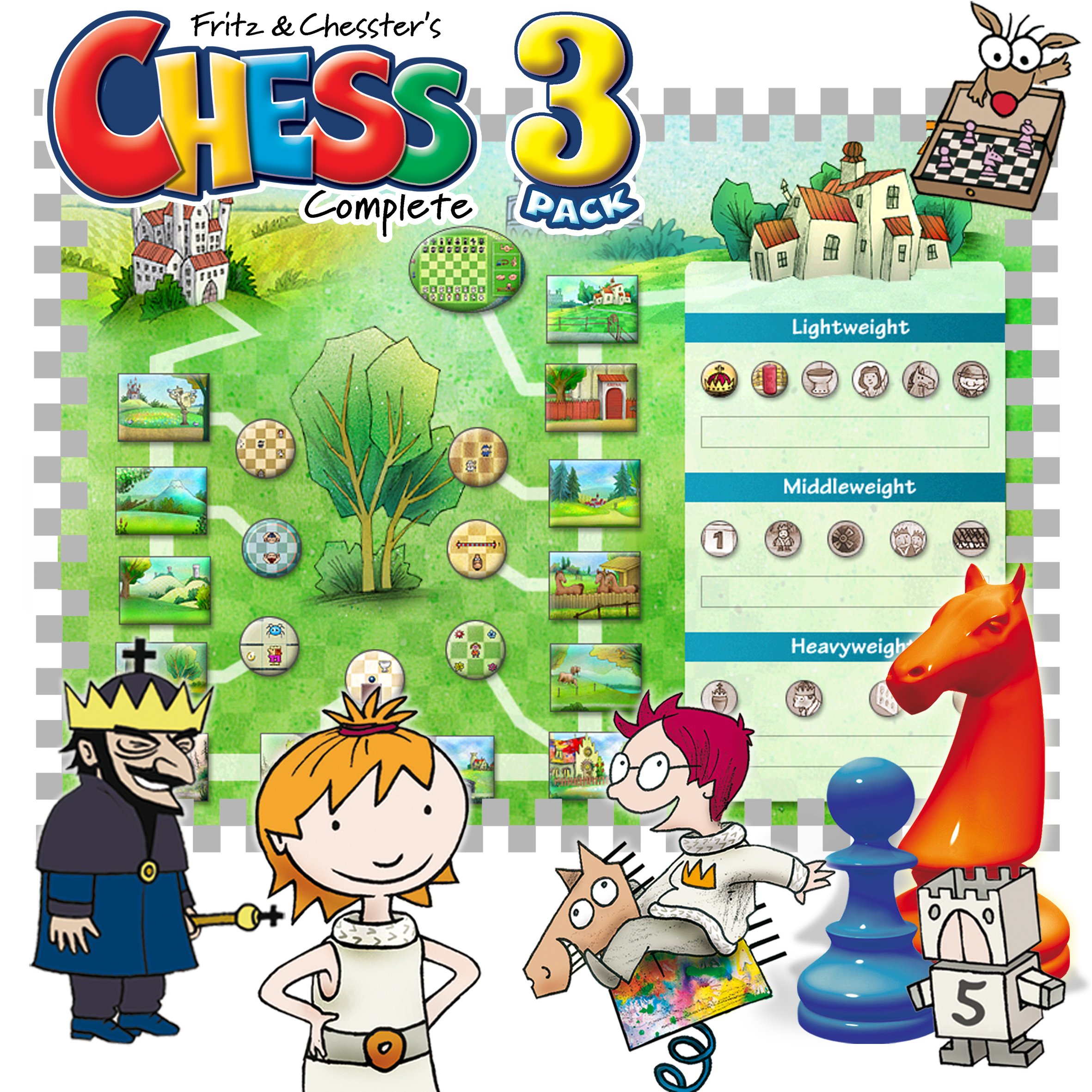 Learn to Play Chess with Fritz & Chesster: Chess Complete 3-Pack [Download]