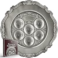 The Dreidel Company Lowest priced Traditional Passover Seder Plate 12