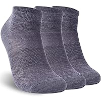 Merino Wool Ankle Athletic Socks Low Cut Quarter Running Golf Tennis Hiking Socks 3 Pairs