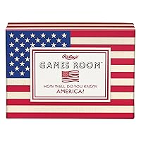 Ridley’s How Well Do You Know America Trivia Card Game – Quiz Game for Kids and Adults – 2+ Players – Includes 140 Unique Questions Cards – Fun Family Game – Makes a Great Gift