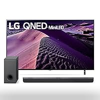 LG 65-inch Class QNED85 Series 4K Smart TV with Alexa Built-in 65QNED85UQA S90QY 5.1.3ch Sound bar w/Center Up-Firing, Dolby Atmos DTS:X, Works w/Alexa, Hi-Res Audio, IMAX Enhanced