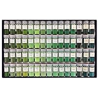 吉祥(Kissho) 60 colour set Auspicious mineral pigments verdure (japan import)