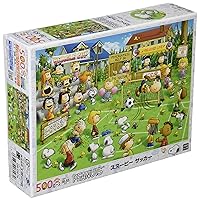 Epoch Peanuts Snoopy Soccer 500 Piece Jigsaw Puzzle, 15.0 x 20.9 inches (38 x 53 cm)