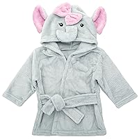 Mr. Pen- Baby Animal Face Robe, Unisex, 0-9 Month, Plush Baby Robe, Animal Face Robe, Baby Bathrobe, Elephant Bathrobe Baby, Baby Bath Robe, Hooded Baby Towels, Baby Robes, Baby Bath Towel