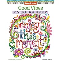 Good Vibes Coloring Book (Coloring is Fun) (Design Originals): 30 Beginner-Friendly & Relaxing Creative Art Activities; Positive Messages & Inspirational Quotes; Perforated Paper Resists Bleed Through