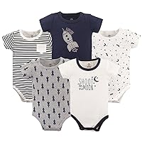 Yoga Sprout Cotton Bodysuit, 5 Pack