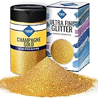 Gold Glitter, YGDZ Gold Fine Glitter for Crafts, 140G /4.93OZ Body Glitter, Christmas Glitter, Festival Glitter, Nail Glitter, Craft Glitter for Resin Arts Tumbler, Christmas Decor