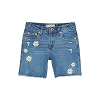 Levi's® Girl's Denim Midi Shorts (Big Kids)