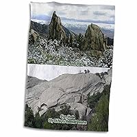 City of Rocks National Reserve - Morning Glory Spire and Clam Shells... - Towels (twl-60264-1)