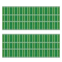 Football Field Backdrops, 4’ x 30’, 2 Pack – Backdrop for Parties, Photo Backdrop, Easy to Adhere Wall Covering, Photography Background, Sports Party Decoration, Game Day Decoration
