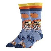 ooohyeah Men's Novelty Crew Socks, City State Gifts Souvenirs, Funny Crazy Silly Casual Socks, Shoe Size 8-13