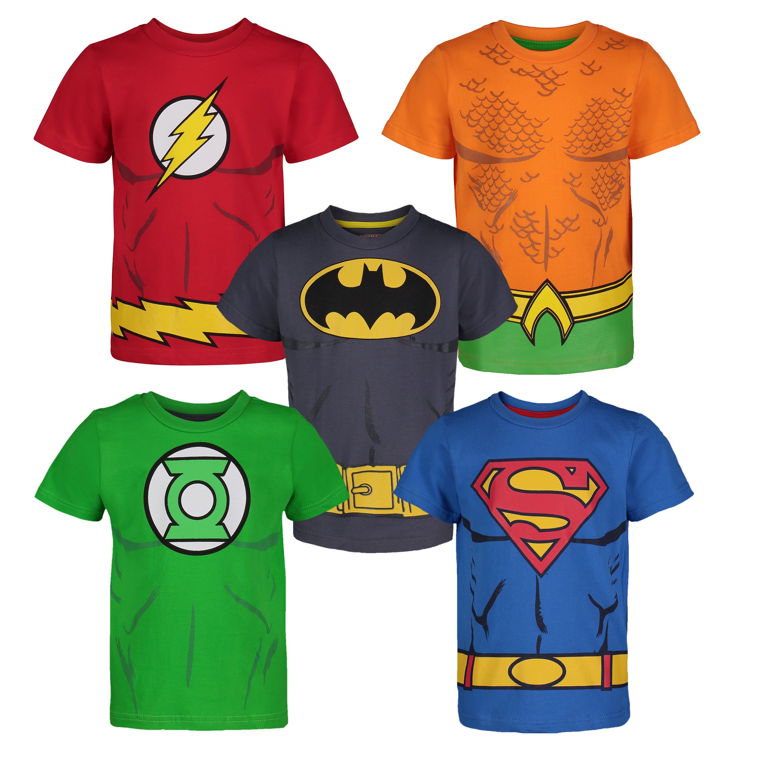 Mua Warner Bros. Boys 5 Pack T-Shirts Batman Superman Flash Aquaman Green  Lantern 4T trên Amazon Mỹ chính hãng 2023 | Giaonhan247