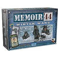 Days of Wonder Memoir '44 Winter Wars Board Game Expansion - Ten Scenarios, Winter Terrain Tiles and More! Strategy Game for Kids & Adults, Ages 8+, 2 Players, 30-60 Minute Playtime, Made