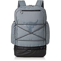 Under Armour UA Project Rock Brahma Backpack Training Bag, Black / Black / Pitch Gray, Free Size