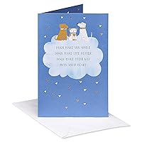 American Greetings Pet Sympathy Card (Dogs Live Forever In Your Heart)