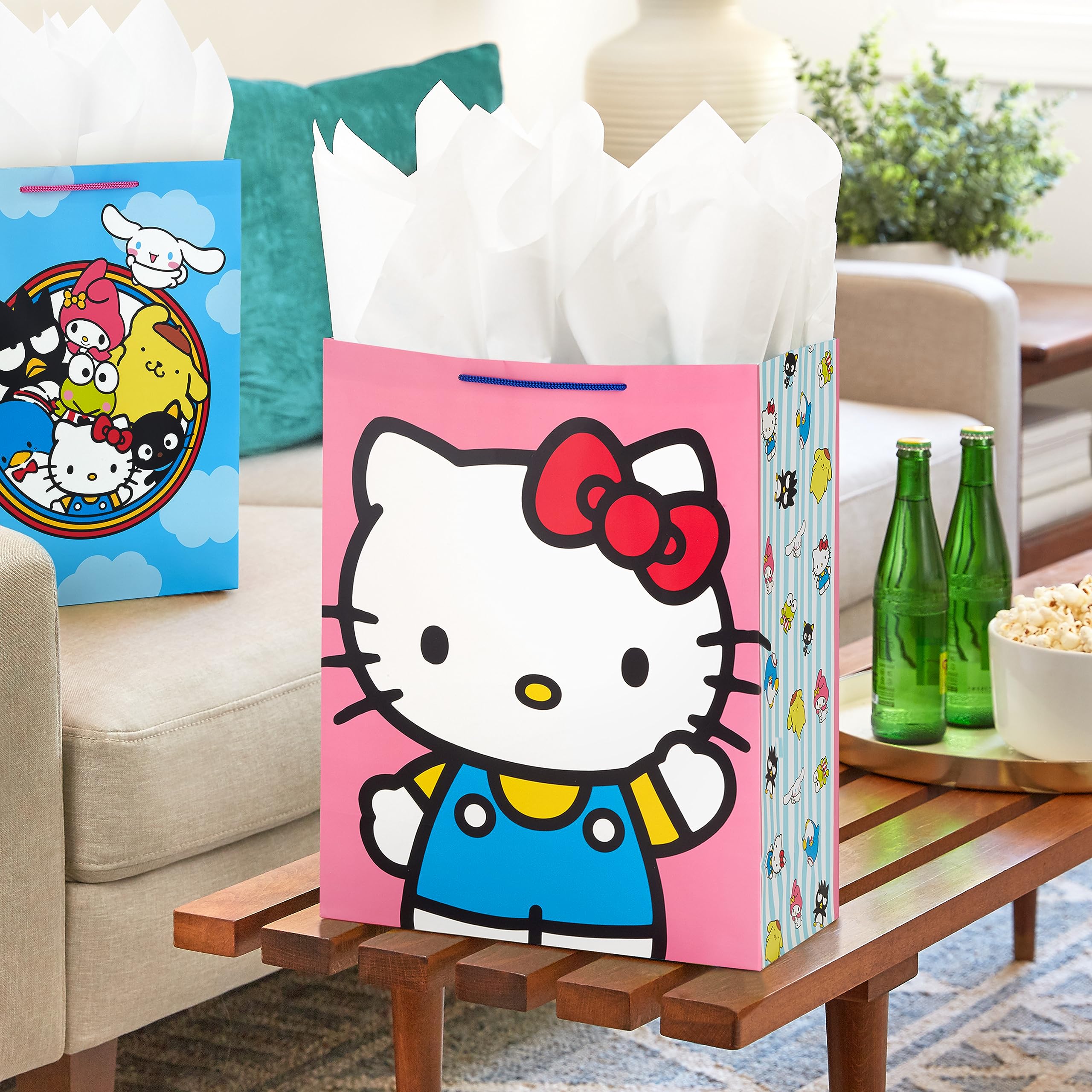 Hallmark Hello Kitty Gift Bag Bundle (2 Bags: 1 Large 13
