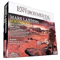 WILD ENVIRONMENTAL SCIENCE Mars Landing Survival Kit - Kids Plant Growing Terrarium Kit – Ages 8+ - Grow Food & Build an Earth-Like Environment on Mars - Seeds Included
