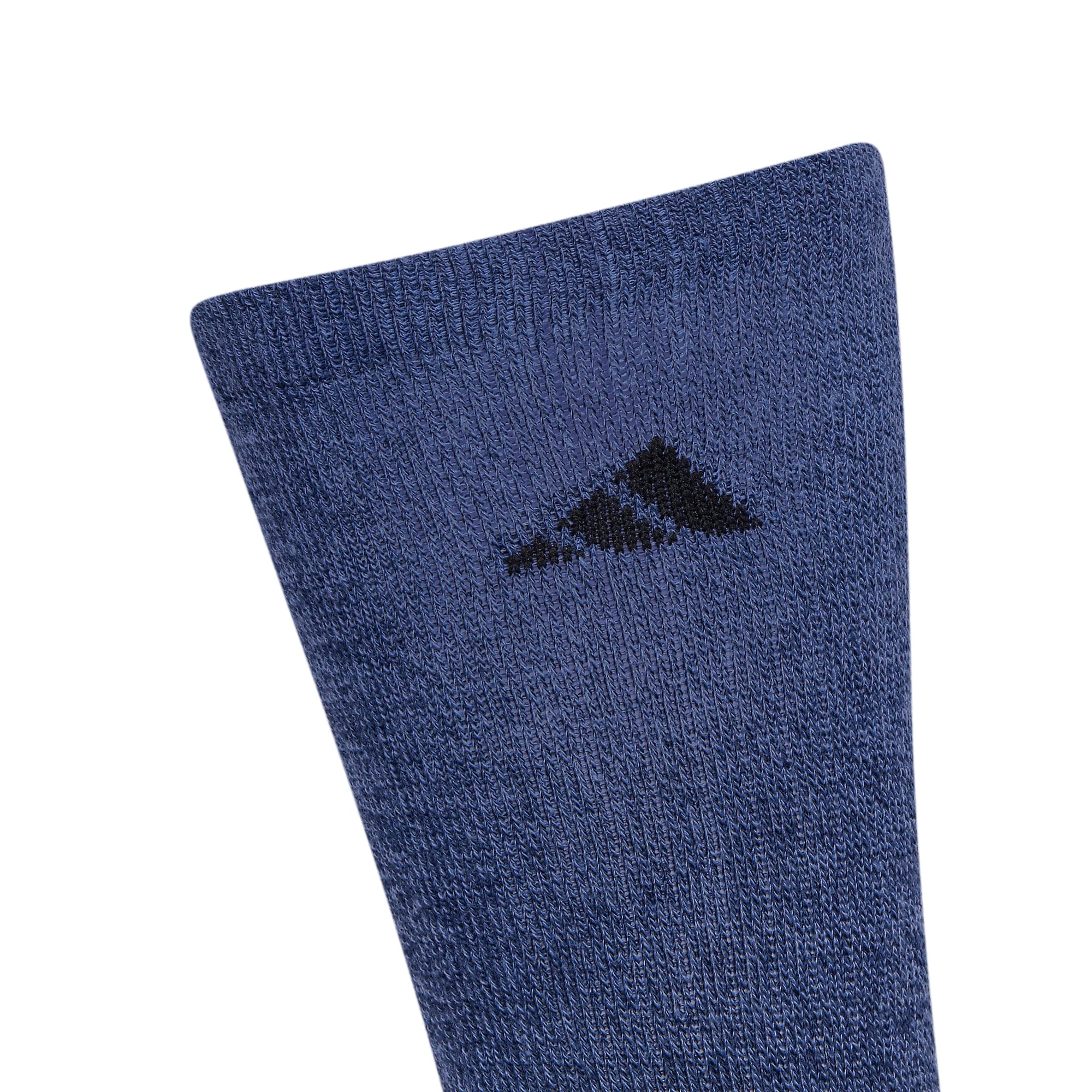 adidas Men's Athletic Cushioned Crew Socks with Arch Compression for a Secure fit (6-Pair), Tech Indigo Blue/Grey/Collegiate Navy, Large