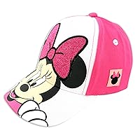 Disney Baseball Cap, Minnie Mouse Adjustable Toddler 2-4 Or Girl Hats for Kids Ages 4-7
