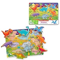 The Learning Journey: My First Lift & Learn - Dinosaurs – Early Active Puzzle Intellectual Development - Boys & Girls Puzzle Play Toddler Toys & Gifts for Ages 2-5 Award Winning