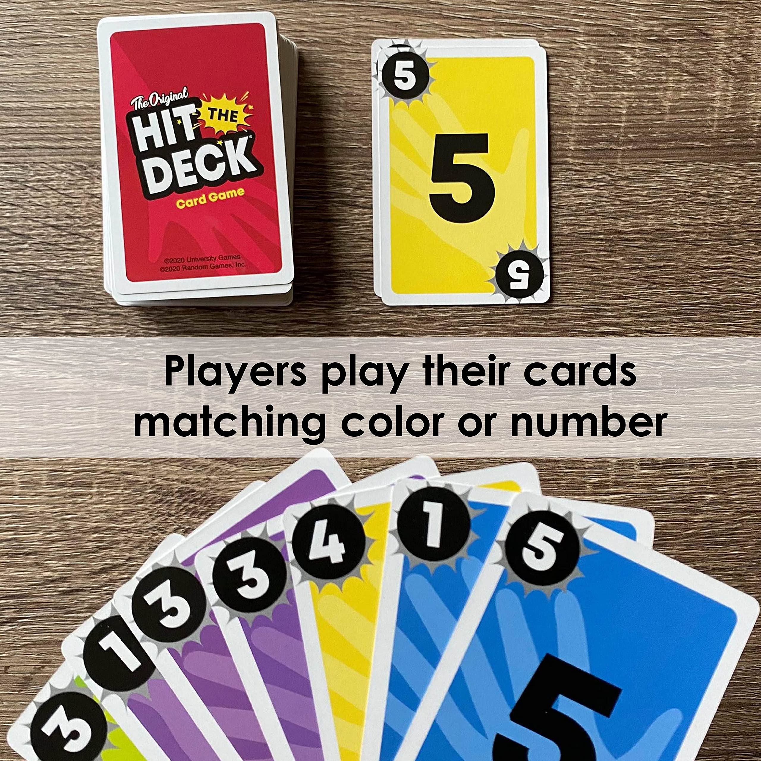 University Games Hit The Deck Card Game, Multi
