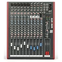 ZED-14 - 14-Channel Touring Quality Mixer with USB I/O (AH-ZED-14),Grey/Red