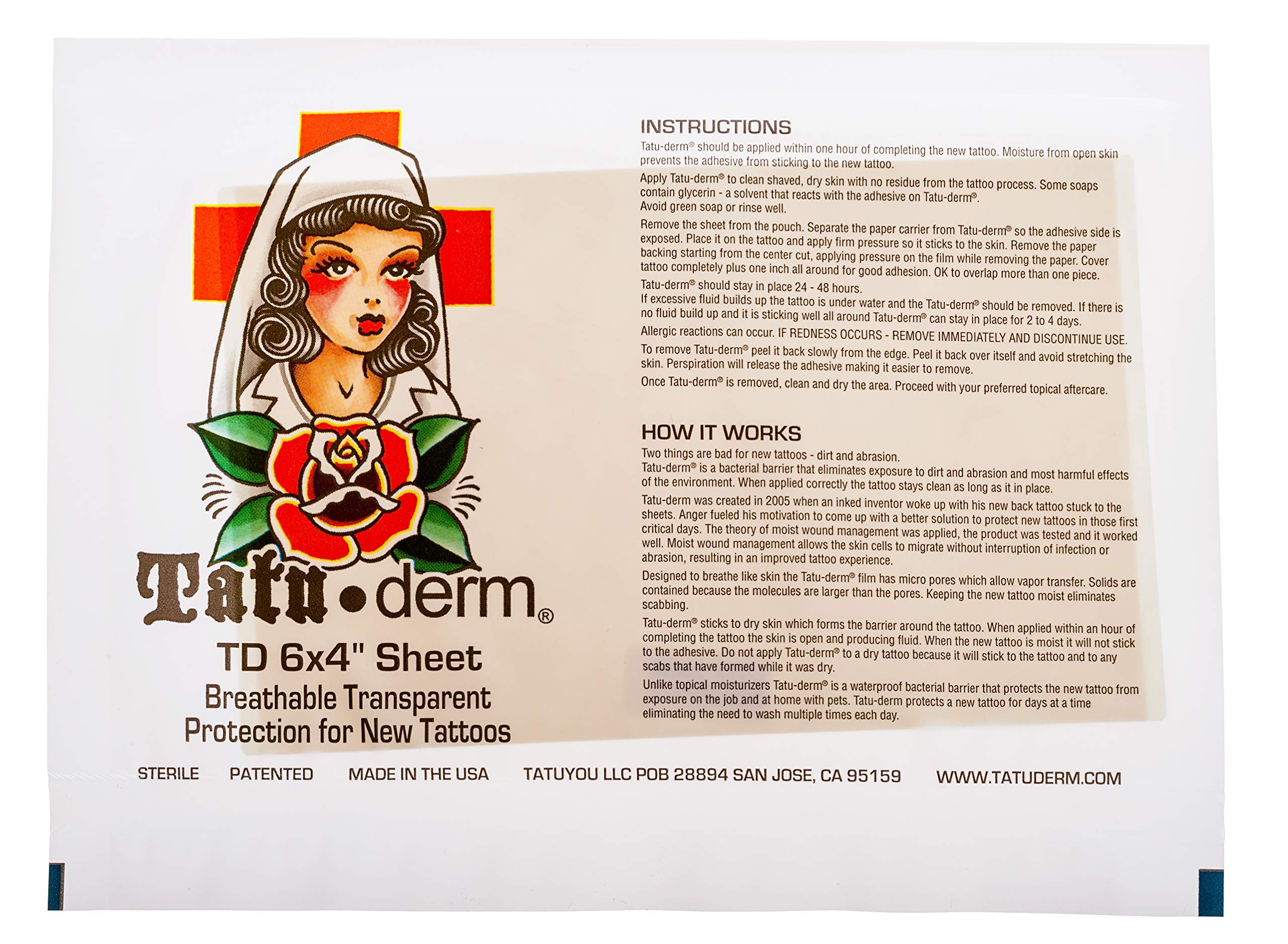 Tatu-Derm Sheet - 6