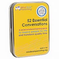 52 Essential Conversations by Harvard Educator for Home, Therapy, Speech, School Classroom - Conversation Cards for Kids, Family, Teacher & Counselor to Build Growth Mindset & Communication Skills