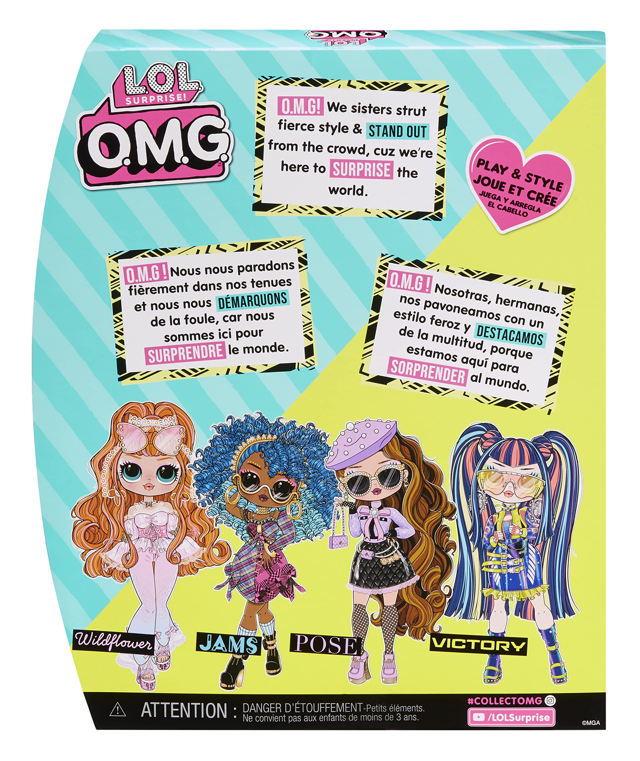 L.O.L. Surprise! LOL Surprise OMG Victory Fashion Doll with Multiple Surprises and Fabulous Accessories – Great Gift for Kids Ages 4+