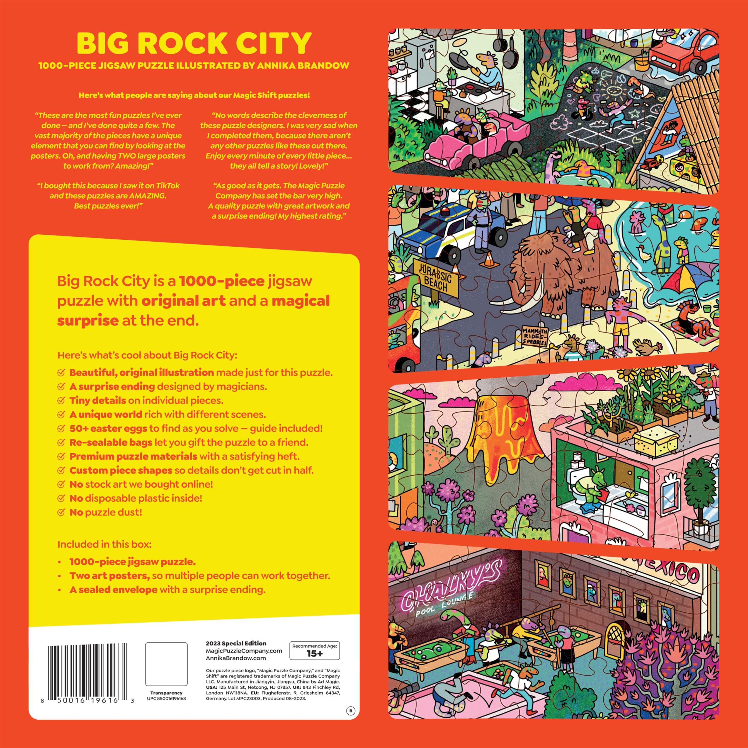 Big Rock City • 1000-Piece Jigsaw Puzzle from The Magic Puzzle Company • Special Edition
