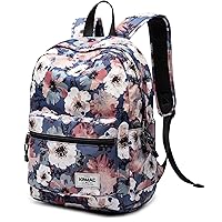 Kinmac Camellia 15 inch Waterproof Laptop Backpack Travel Outdoor Backpack with USB Charging Port for 13 inch 14 inch and 15.6 inch Laptop